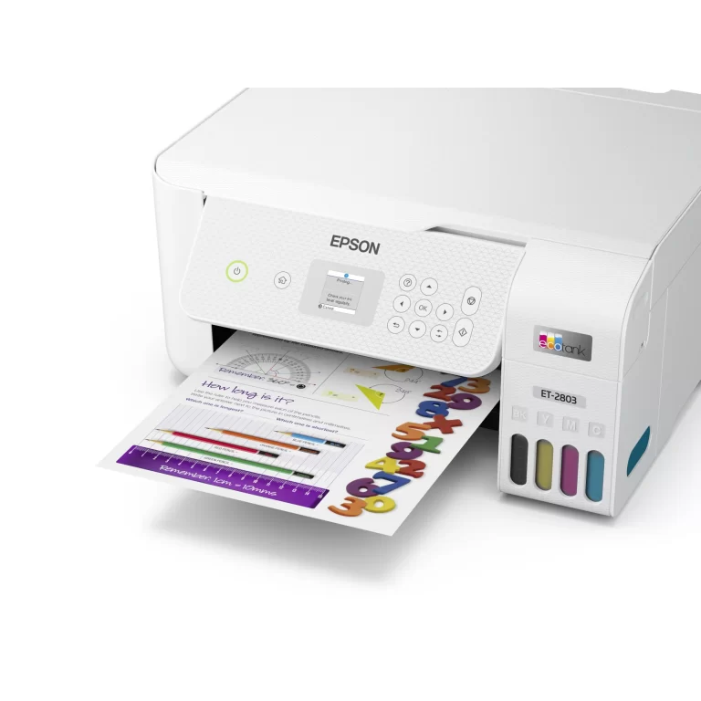 Epson EcoTank ET-2803 Wireless All-in-One Cartridge-Free Printer