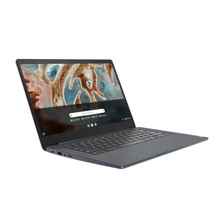Lenovo IdeaPad 3 Chrome 14M836 14″ HD Laptop, MediaTek MT8183, 4GB LPDDR4X, ARM Mali-G72 MP3, 64GB eMMC, Chrome OS, Abyss Blue. 82KN002GUS
