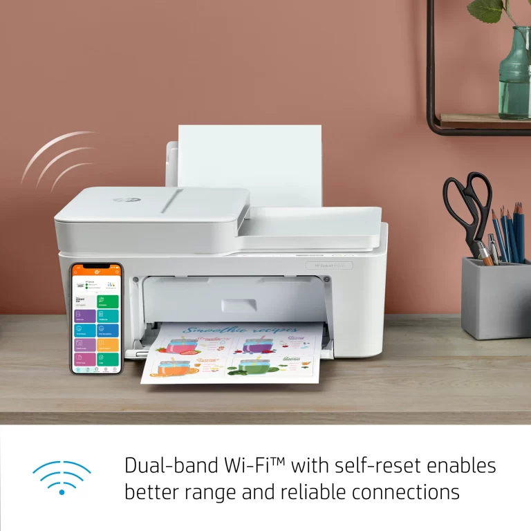 HP DeskJet 4152e All-in-One Color Inkjet Printer, Wireless connectivity – 6 Months Free Instant Ink with HP+