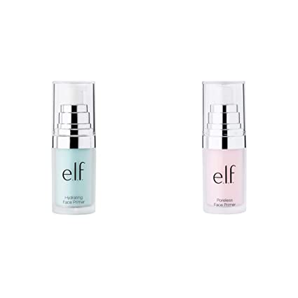 E.l.f Hydrating Face Primer, Lightweight, Long Lasting, Creamy, Hydrates, Smooths, Fills in Pores and Fine Lines, Natural Matte Finish, Infused with Vitamin E, 0.47 Oz