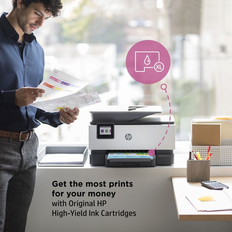 HP OfficeJet 9015e All-in-One Wireless Color Inkjet Printer – 6 months free Instant Ink with HP+
