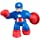 Heroes of Goo Jit Zu Marvel Mega Mini 6 Pack – Squishy, Stretchy, Gooey Mini Heroes – Ironman, Spider-Man, Captain America, Miles Morales, Hulk and Black Panther
