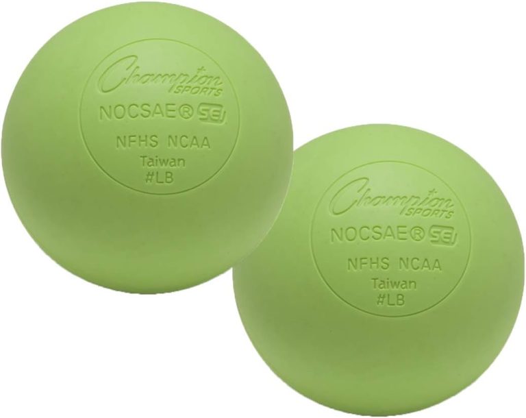 Champion Sports Official Lacrosse Balls – Multiple Colors in Packs of 1, 2, 3, 6, and 12