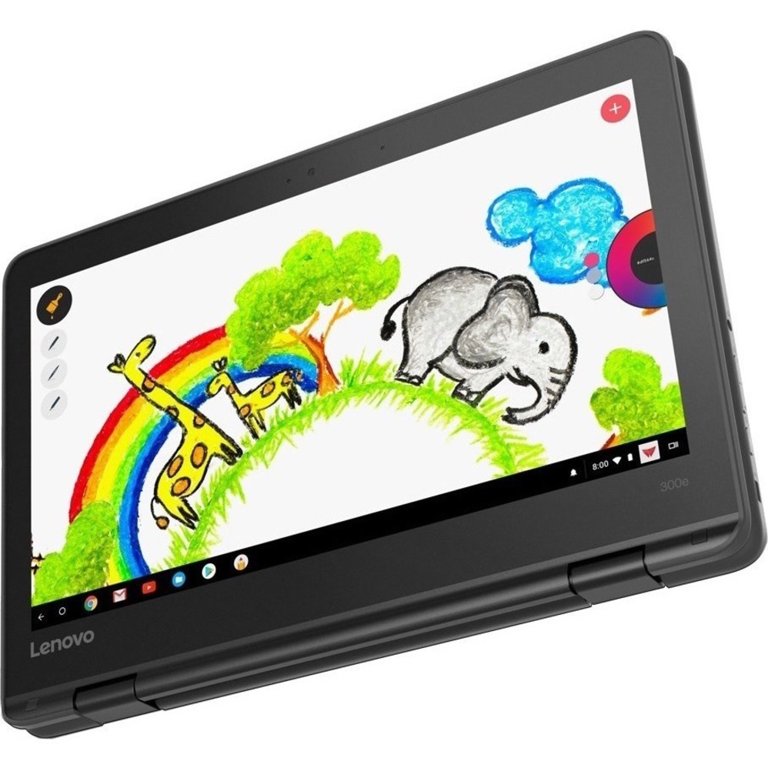 Lenovo 300e Chromebook 2nd Gen 81MB0082US 11.6″ Touchscreen Chromebook – HD – 1366 x 768 – Intel Celeron N4020 Dual-core (2 Core) 1.10 GHz – 4 GB Total RAM – 32 GB Flash Memory – Black