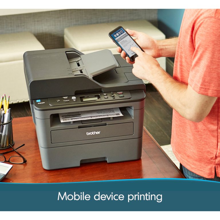 Brother DCP-L2550DW Monochrome Laser All-In-One Printer, Wireless Networking, Duplex Printing