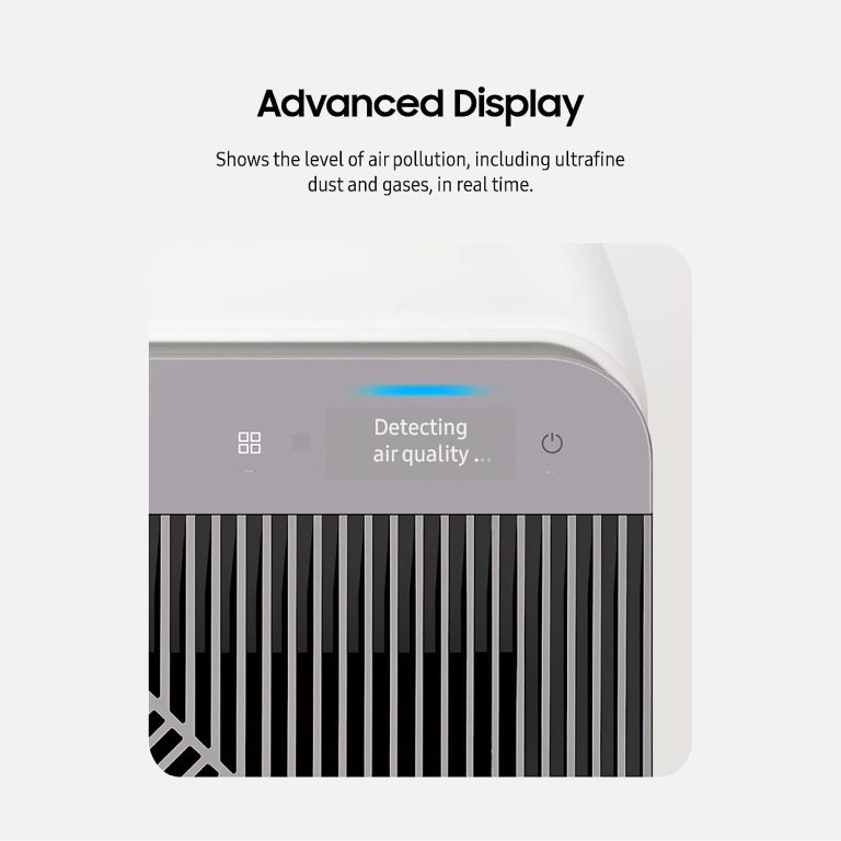 SAMSUNG BESPOKE Cube Air Purifier, Odor Eliminator, Home System w/ HEPA Filtration, 360 Degree Purification, Pet Mode, Smart Control, Traps Dust, AX350A9350N