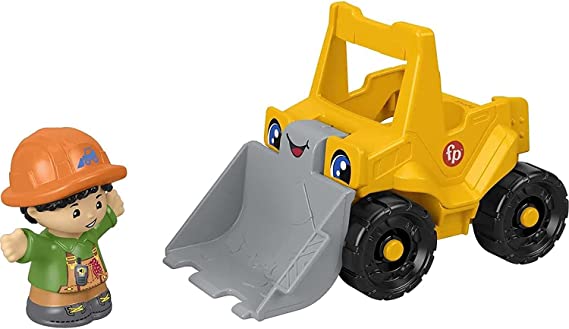 Fisher-Price Little People Toddler Farm Toy Helpful Harvester Tractor & Farmer Figure For Pretend Play Ages 1+ Years