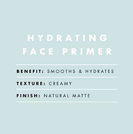 E.l.f Hydrating Face Primer, Lightweight, Long Lasting, Creamy, Hydrates, Smooths, Fills in Pores and Fine Lines, Natural Matte Finish, Infused with Vitamin E, 0.47 Oz
