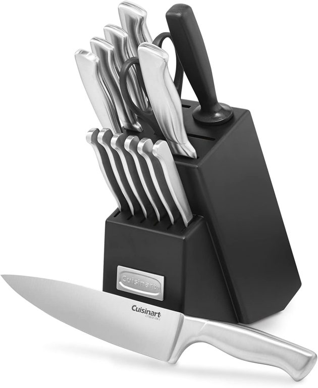 Artiste Collection Cutlery Knife Block Set, Stainless Steel