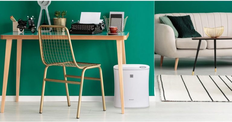 SHARP Air Purifier For Small-Sized Rooms, Home Office, Or Small Bedroom. True HEPA Filter For Dust, Smoke, Pollen, And Pet Dander May Last Up-To 2 Years. FPF30UH.