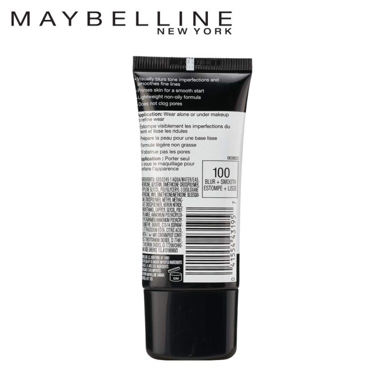 Maybelline Face Studio Master Prime Primer, Blur + Smooth, 1 Count
