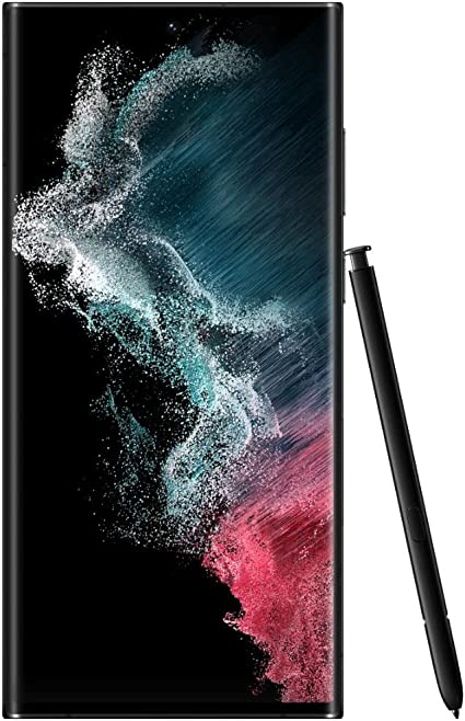 SAMSUNG Galaxy S22 Ultra Cell Phone, Factory Unlocked Android Smartphone, 512GB, 8K Camera & Video, Brightest Display Screen, S Pen, Long Battery Life, Fast 4nm Processor, US Version, Phantom Black