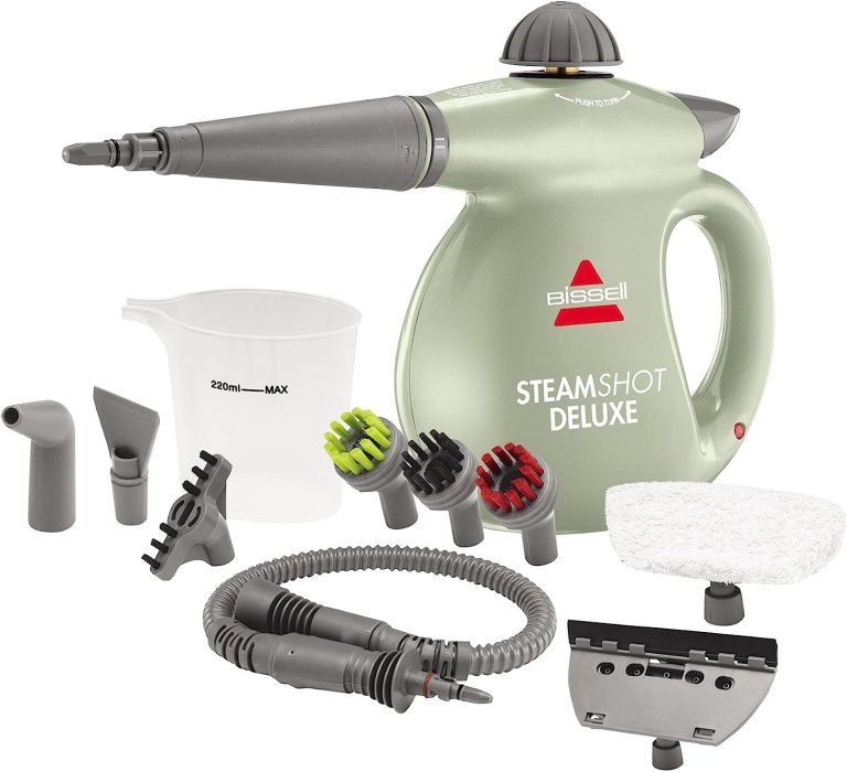 BISSELL SteamShot Deluxe Hard Surface Steam Cleaner with Natural Sanitization, Multi-Surface Tools Included to Remove Dirt, Grime, Grease, and More, 39N7A