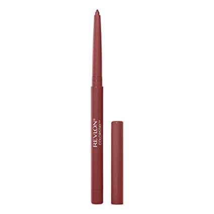 Lip Liner by Revlon, Colorstay Face Makeup with Built-in-Sharpener, Longwear Rich Lip Colors, Smooth Application, 660 Mauve