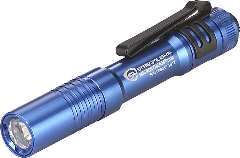 Streamlight 66608 MicroStream 250-Lumen EDC Ultra-Compact Flashlight with USB Rechargeable Battery, Clear Retail Packaging, Coyote