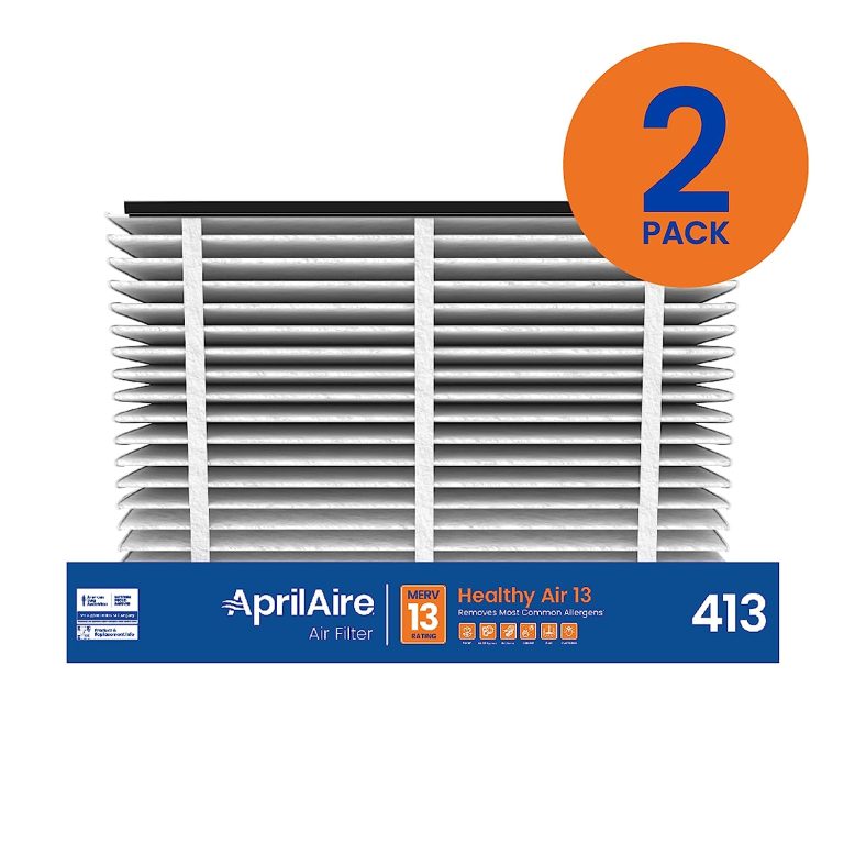 AprilAire 413 Replacement Filter for AprilAire Whole House Air Purifiers – MERV 13, Healthy Home Allergy, 16x25x4 Air Filter (Pack of 2)