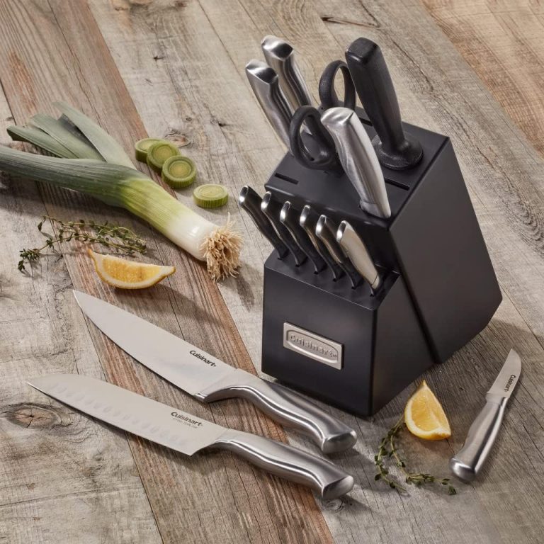 Artiste Collection Cutlery Knife Block Set, Stainless Steel