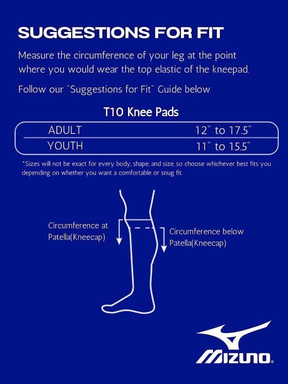 Mizuno T10 Plus Kneepad