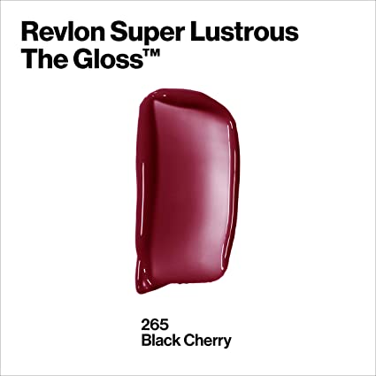 Lip Gloss by Revlon, Super Lustrous The Gloss, Non-Sticky, High Shine Finish, 215 Super Natural, 0.13 Oz