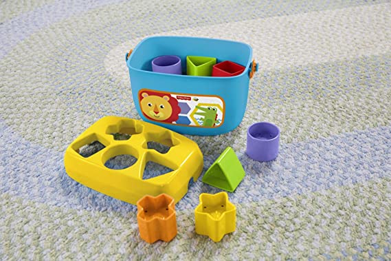 Fisher-Price Stacking Toy Baby’S First Blocks Set Of 10 Shapes For Sorting Play For Infants Ages 6+ Months