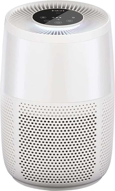 Instant HEPA Quiet Air Purifier, From the Makers of Instant Pot with Plasma Ion Technology for Rooms up to 630ft2; removes 99% of Dust, Smoke, Odors, Pollen & Pet Hair, for Bedrooms & Offices, Pearl