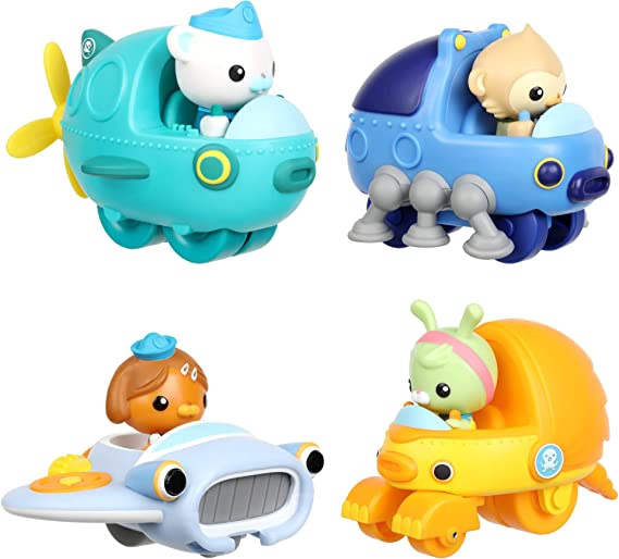 Octonauts Above & Beyond | Gup Racers Vehicles | 4 Pack