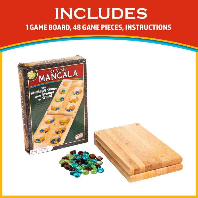 Classic Mancala – Fun Board Game for Friends and Family – Timeless Strategy Game