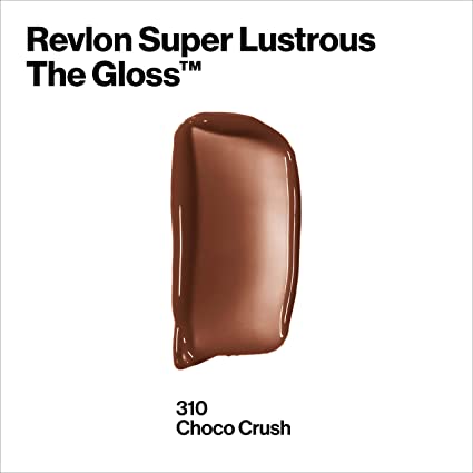 Lip Gloss by Revlon, Super Lustrous The Gloss, Non-Sticky, High Shine Finish, 215 Super Natural, 0.13 Oz