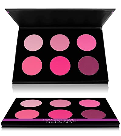 SHANY Shimmer & Matte Cool-Toned Blush Palette – Layer 5 – Refill for the 6 Layer Mini Masterpiece Collection Makeup Set