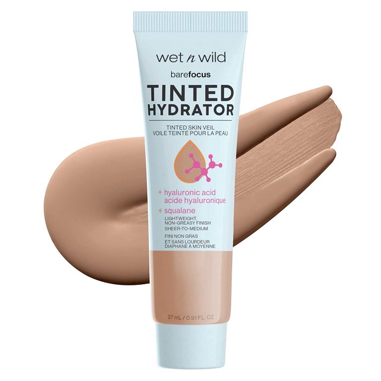 Wet n Wild Bare Focus Tinted Hydrator Matte Finish, Deep | Oil-Free | Moisturizing Makeup | Hyaluronic Acid | Sheer To Medium Coverage