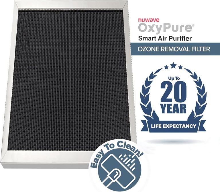 Nuwave Oxypure Washable Filter & OxyPure Genuine Replacement Ozone Emission Removal Filter, Eliminates Toxic Ozone To Less Than 1 PPB, for OxyPure Models 47001, 47002, 47003, and 47004