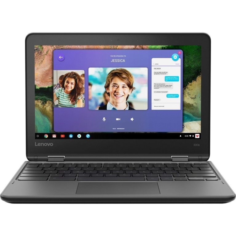Lenovo 300e Chromebook 2nd Gen 81MB0082US 11.6″ Touchscreen Chromebook – HD – 1366 x 768 – Intel Celeron N4020 Dual-core (2 Core) 1.10 GHz – 4 GB Total RAM – 32 GB Flash Memory – Black