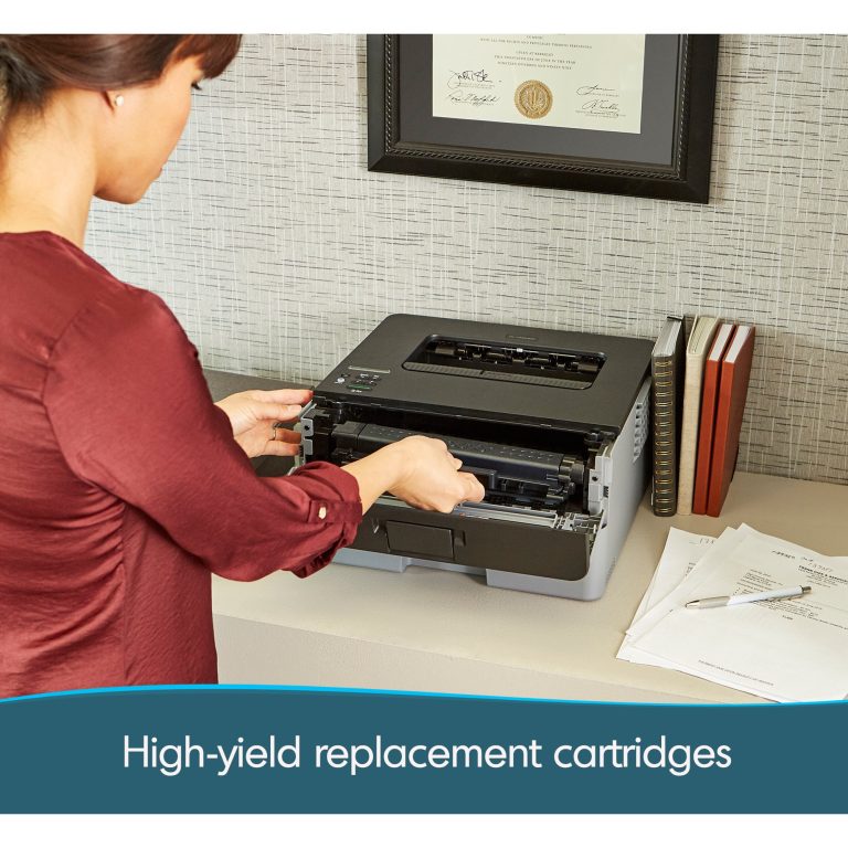 Brother HL-L2350DW Monochrome Compact Laser Printer with Wireless and Duplex Printing