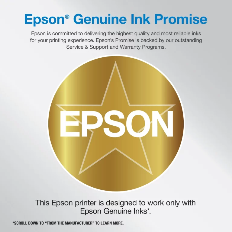 Epson WorkForce Pro WF-7820 Wireless All-in-One Wide-format Printer with Auto 2-sided Print up to 13″ x 19″, Copy, Scan and Fax, 50-page ADF, 250-sheet Paper Capacity, and 4.3″ Color Touchscreen