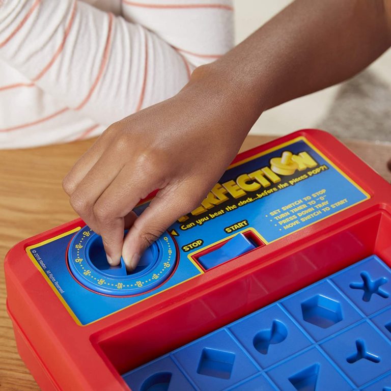 Hasbro Gaming Perfection Game, Multicolor, for ages 84 months to 120 months