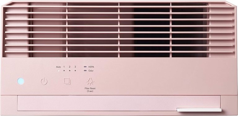 Coway Airmega 150(P) True HEPA Air Purifier with Air Quality Monitoring, Auto, and Filter Indicator, Peony Pink