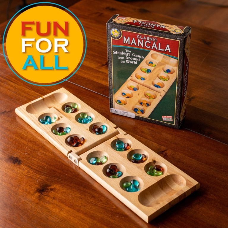 Classic Mancala – Fun Board Game for Friends and Family – Timeless Strategy Game