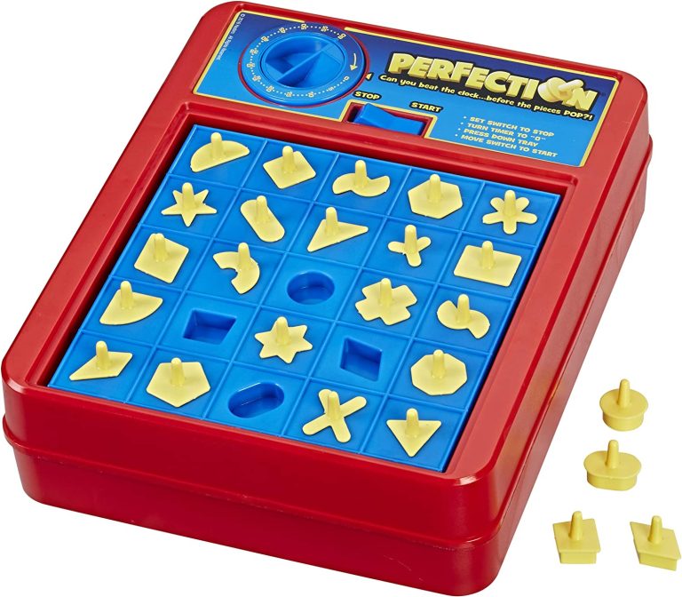 Hasbro Gaming Perfection Game, Multicolor, for ages 84 months to 120 months