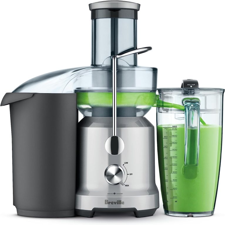 Breville Juice Fountain Cold Juicer, Silver, BJE430SIL