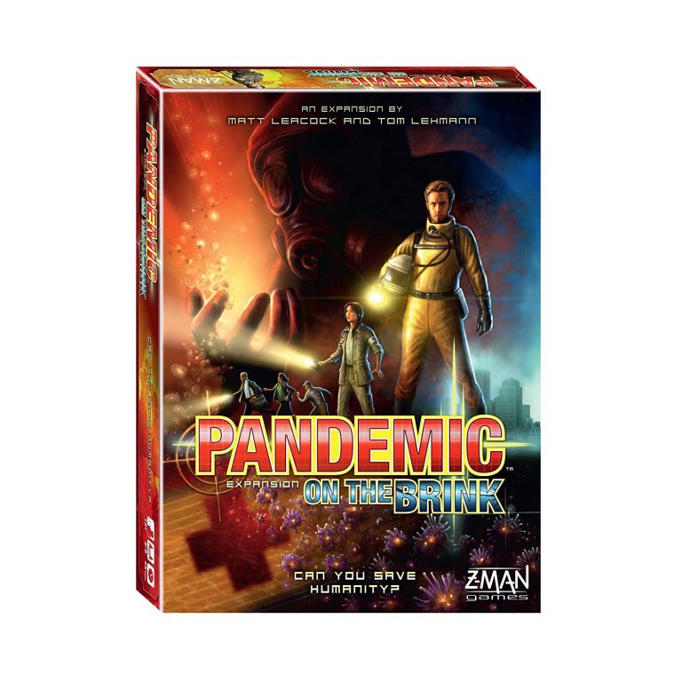 Pandemic on the Brink Board Game EXPANSION | Family /Strategy /Cooperative Board Game | Ages 8+ |2 to 5 players | Average Playtime 45 minutes | Made by Z-Man Games , Red