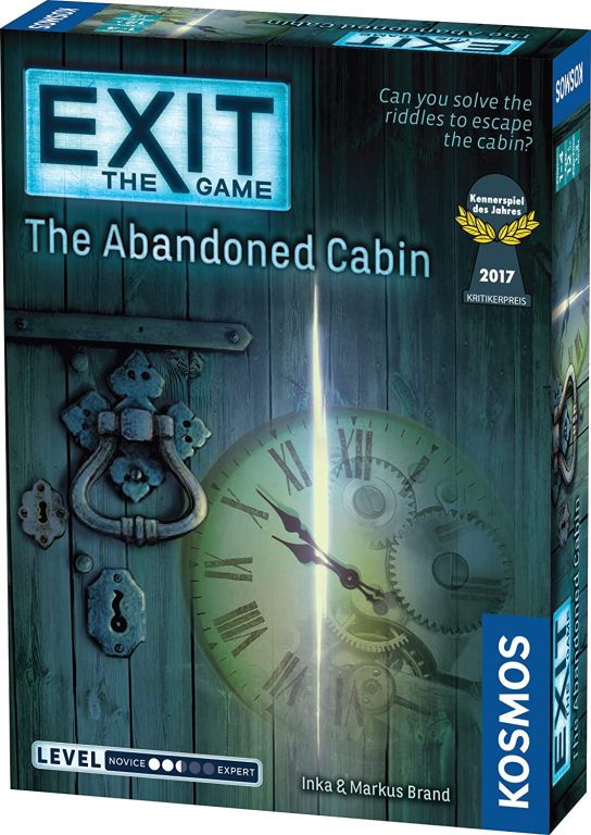 Exit: The Abandoned Cabin | Exit: The Game – A Kosmos Game | Kennerspiel Des Jahres Winner | Family-Friendly, Card-Based at-Home Escape Room Experience for 1 to 4 Players, Ages 12+