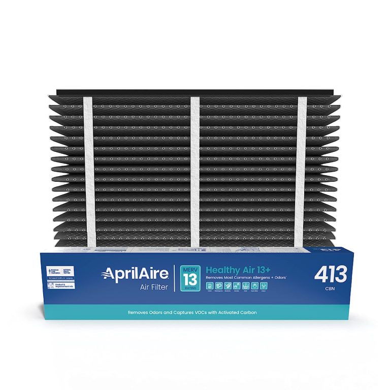 AprilAire 413CBN Replacement Filter for AprilAire Whole House Air Purifiers – MERV 13 with Carbon, Healthy Home Allergy + Odor Reduction, 16x25x4 Air Filter (Pack of 1)