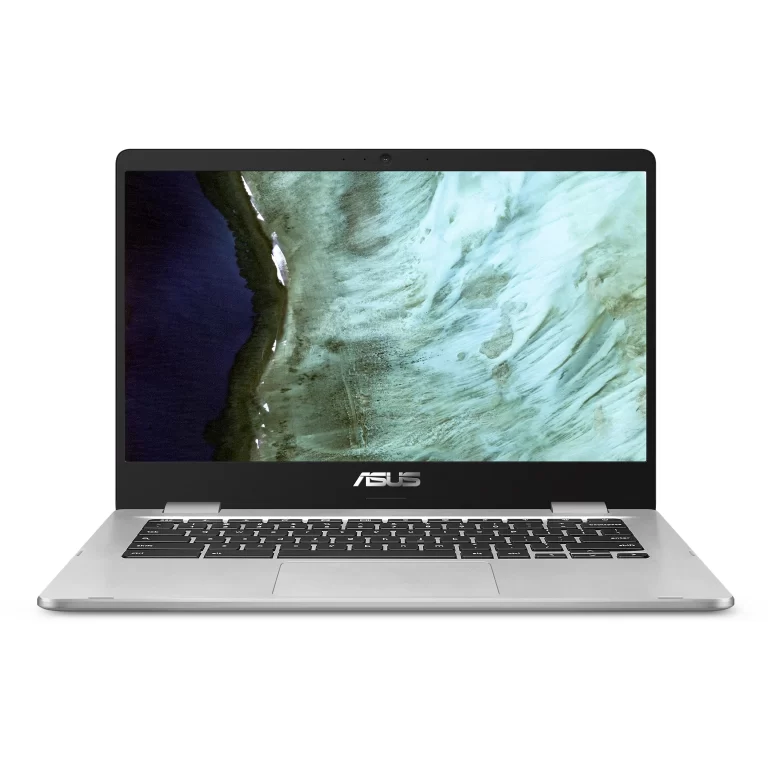 ASUS C424MA 14 4GB, 64GB Chromebook; 14″ Full HD, Intel Celeron N4020, 4GB RAM, 64GB eMMC, Silver, Chrome OS, C424MA-WH44F