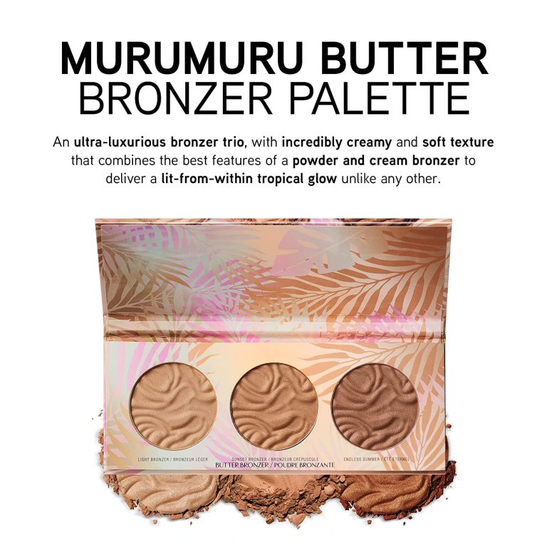 Physicians Formula Murumuru Butter Bronzer Face Makeup Palette Set, Set of 3, Light Bronzer, Sunset Bronzer, Endless Summer Powder