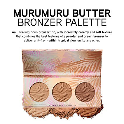 Physicians Formula Murumuru Butter Bronzer Face Makeup Palette Set, Set of 3, Light Bronzer, Sunset Bronzer, Endless Summer Powder