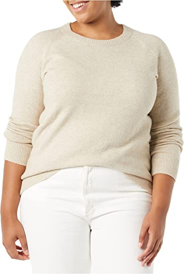 Essentials Women’s Classic-Fit Soft Touch Long-Sleeve Crewneck Sweater (Available in Plus Size)