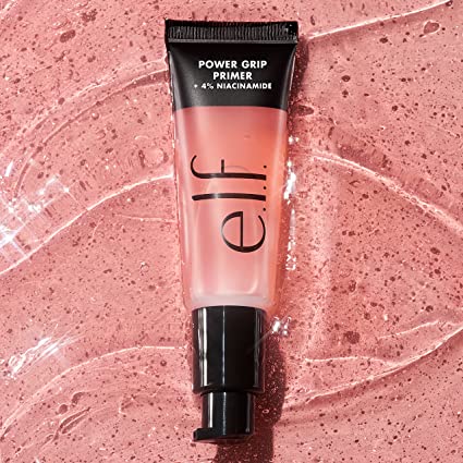 E.l.f Power Grip Primer + 4% Niacinamide, Gel-Based & Hydrating Face Primer, Evens Skin & Brightens, Grips Makeup, Vegan & Cruelty-Free, 0.811 Fl Oz