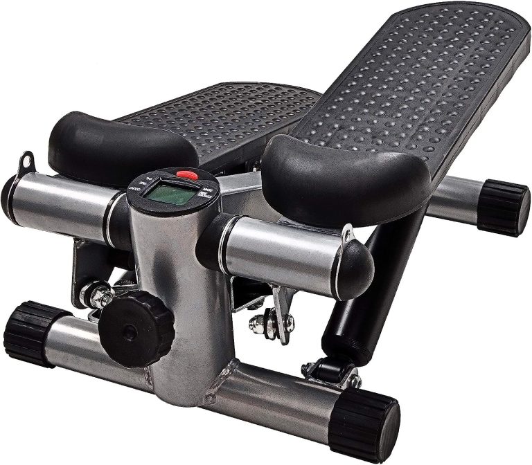 BalanceFrom Adjustable Stepper Stepping Machine with Resistance Bands Gray