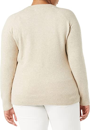 Essentials Women’s Classic-Fit Soft Touch Long-Sleeve Crewneck Sweater (Available in Plus Size)