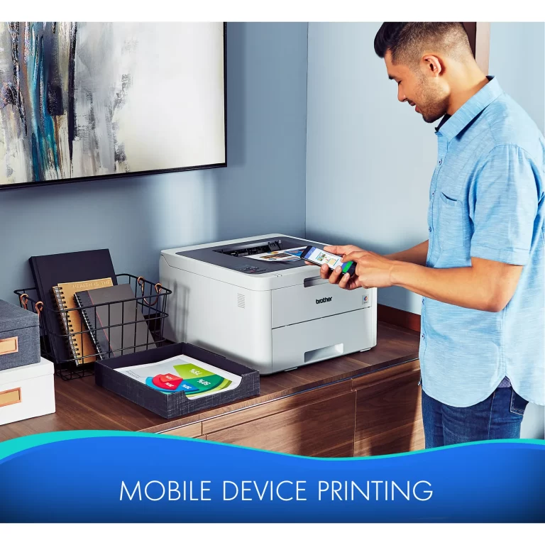 Brother HL-L3210CW Compact Digital Color Printer, Wireless Connectivity, Mobile Printing